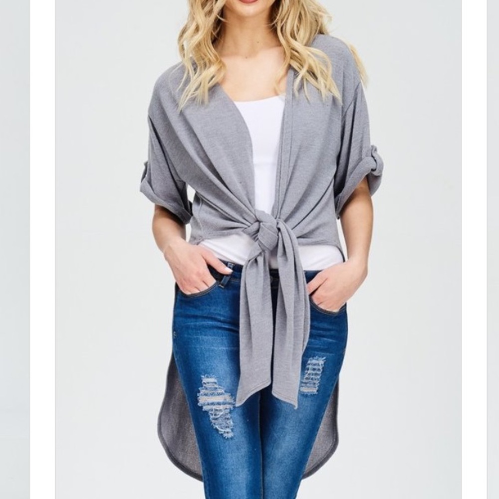 ✨Atlas Silver Knit Cardigan